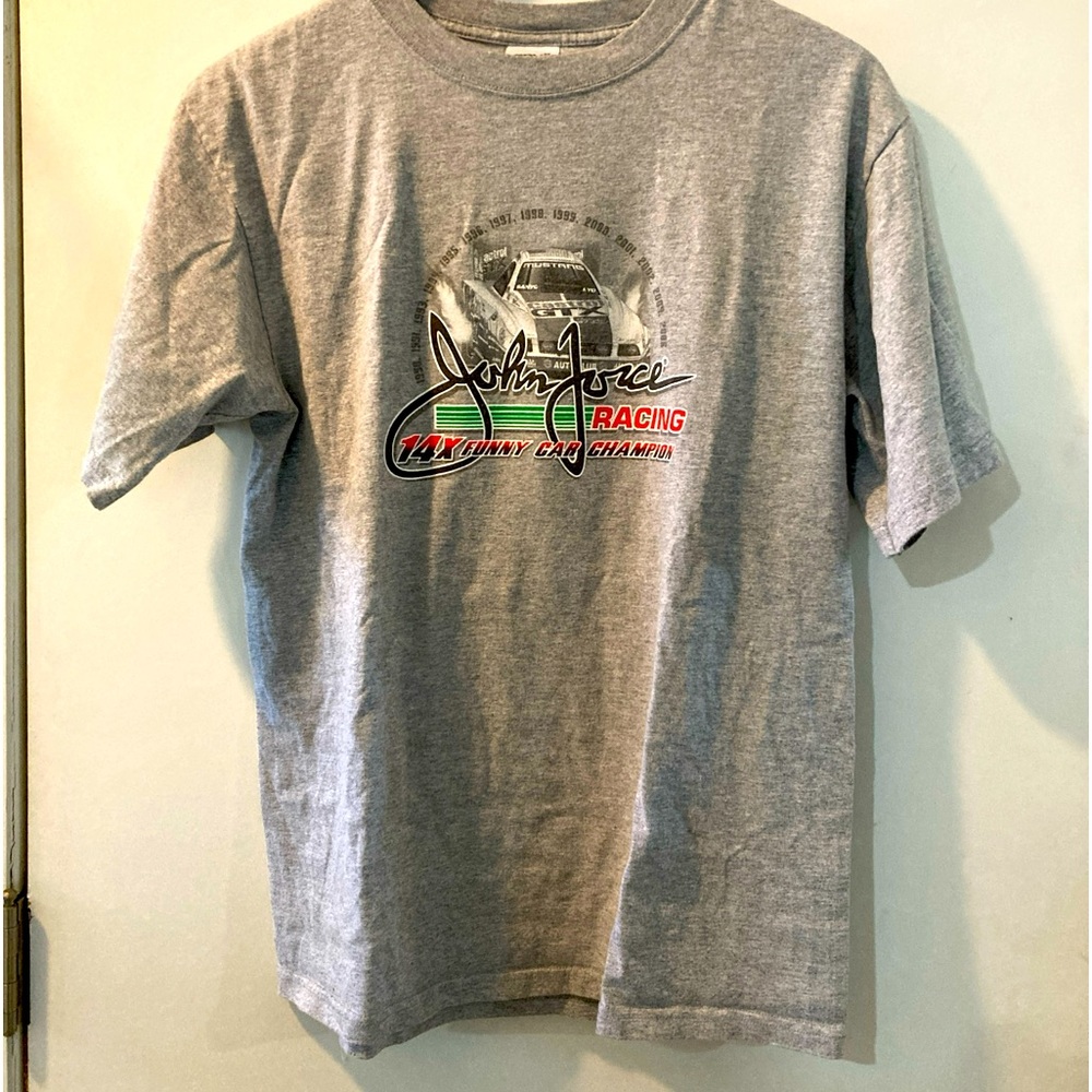 John Force 14x funny car championship T shirt on the anvil tag (dated 2008)sim